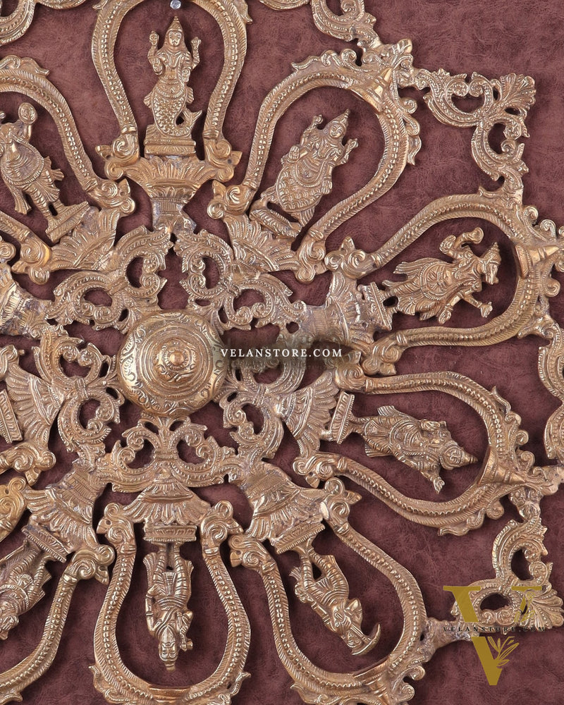 Brass dashavataram Wall hanging 25"