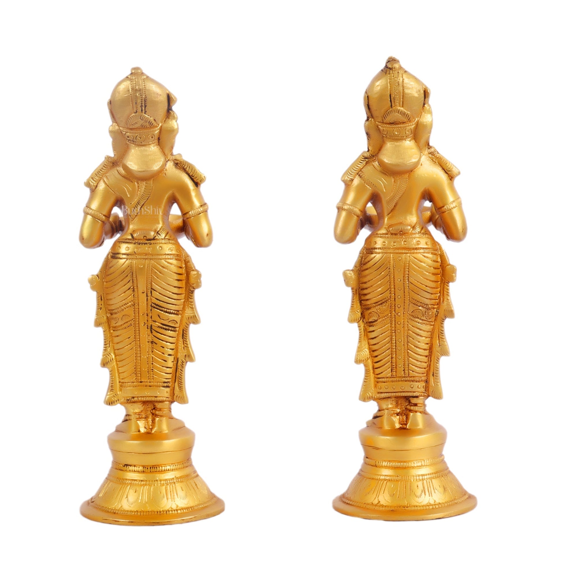 Brass Deep lakshmi/ Brass Deep Lady/ Brass Pavaai vilakku 9"