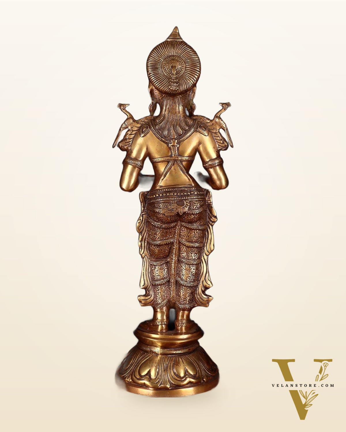 Brass Deep Lakshmi Pavaai Vilakku 30"