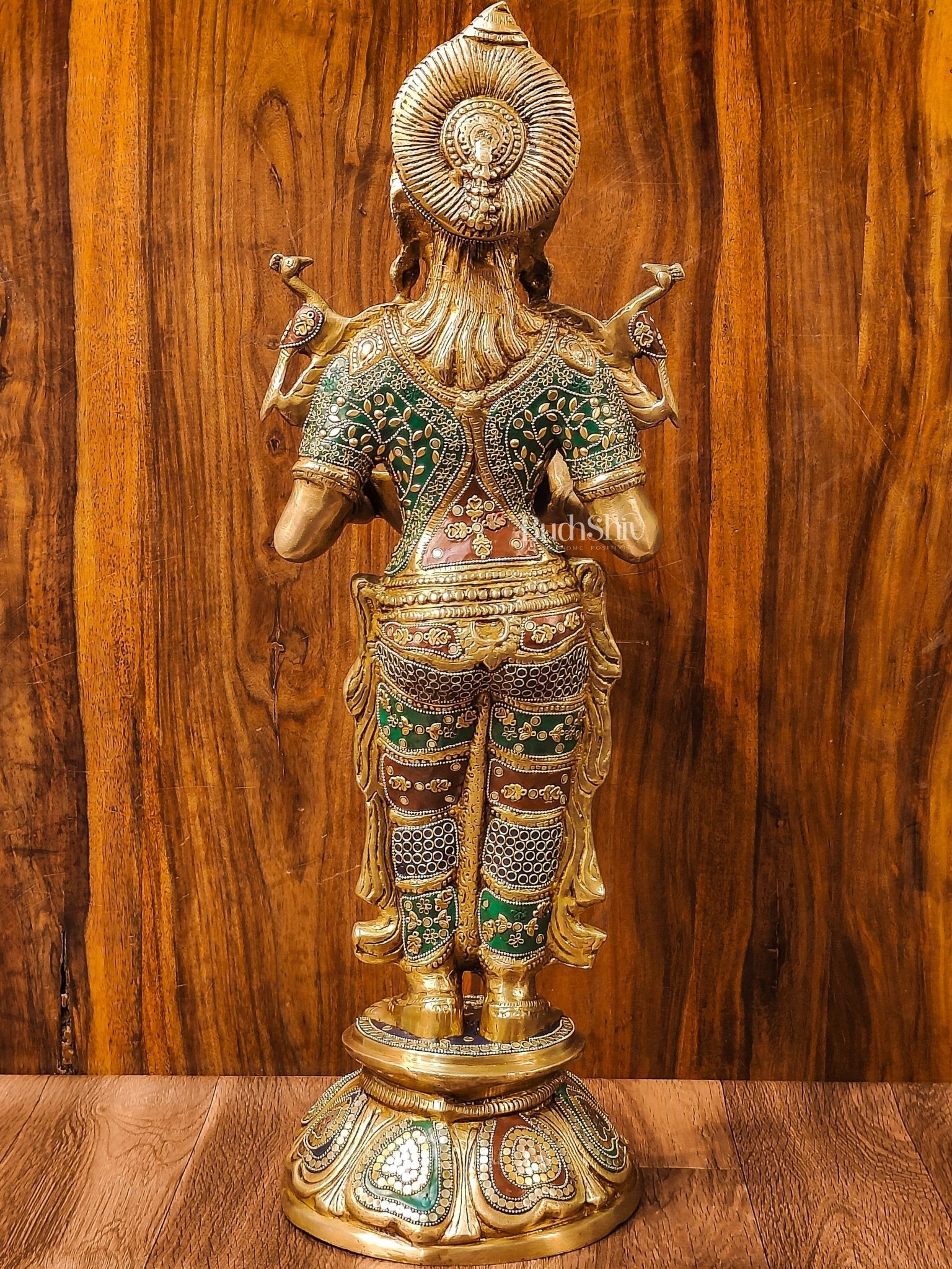 Brass Deep Lakshmi Pavaai Vilakku 30"