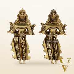 Brass Deep Lakshmi Pavaai Vilakku - 9 inch