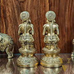 Brass Deep Lakshmi pavaai Vilakku 9"