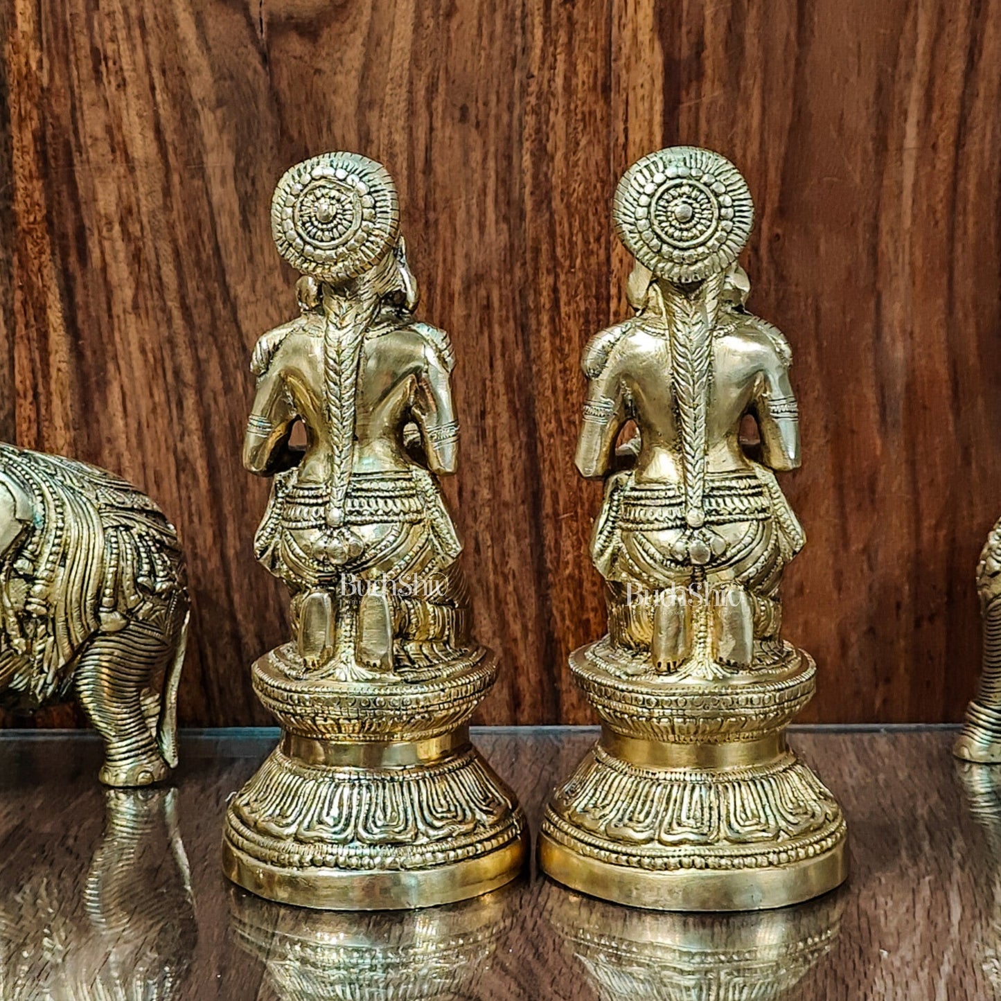 Brass Deep Lakshmi pavaai Vilakku 9"