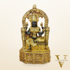Brass Devi Lakshmi Goddess Padmavati Amman | Divine Hindu Goddess Statue 20"