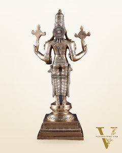 Brass Dhanvantari Sculpture - 20" Height