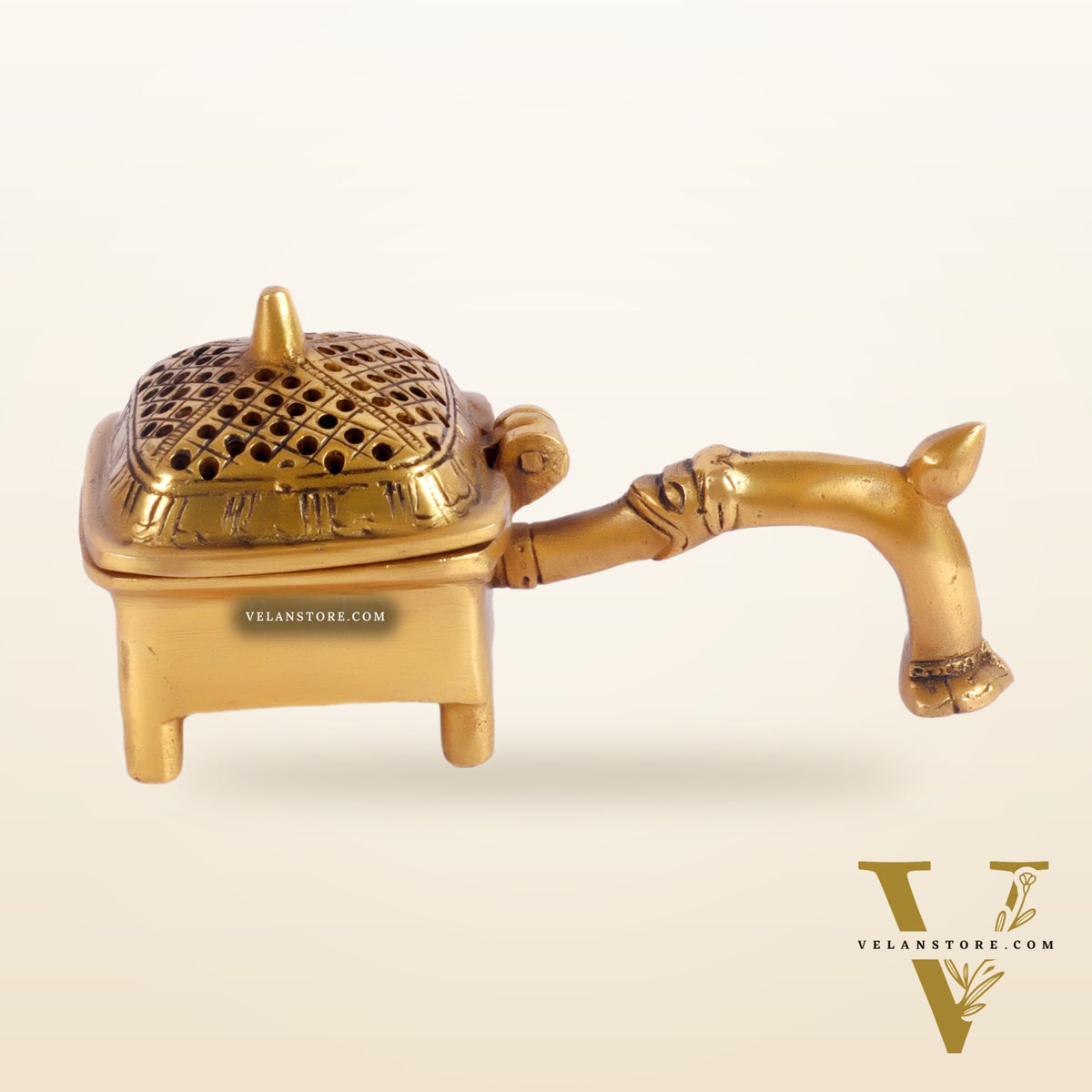 Brass Dhoop burner lobandaan 6"