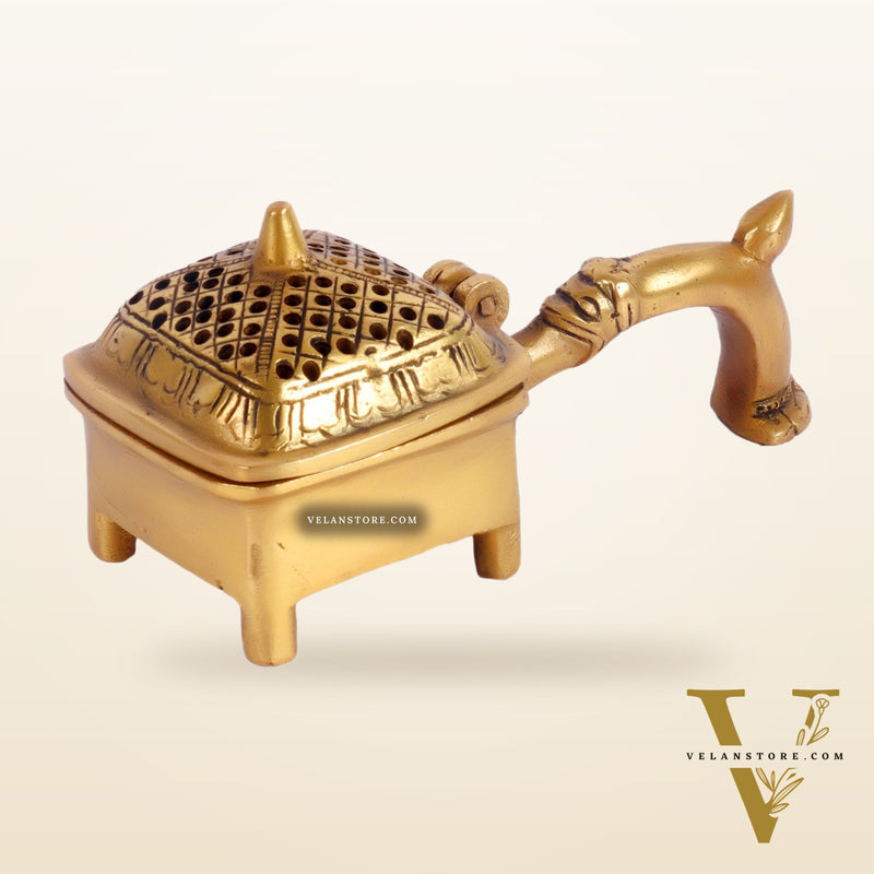 Brass Dhoop burner lobandaan 6"