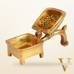 Brass Dhoop burner lobandaan 6"