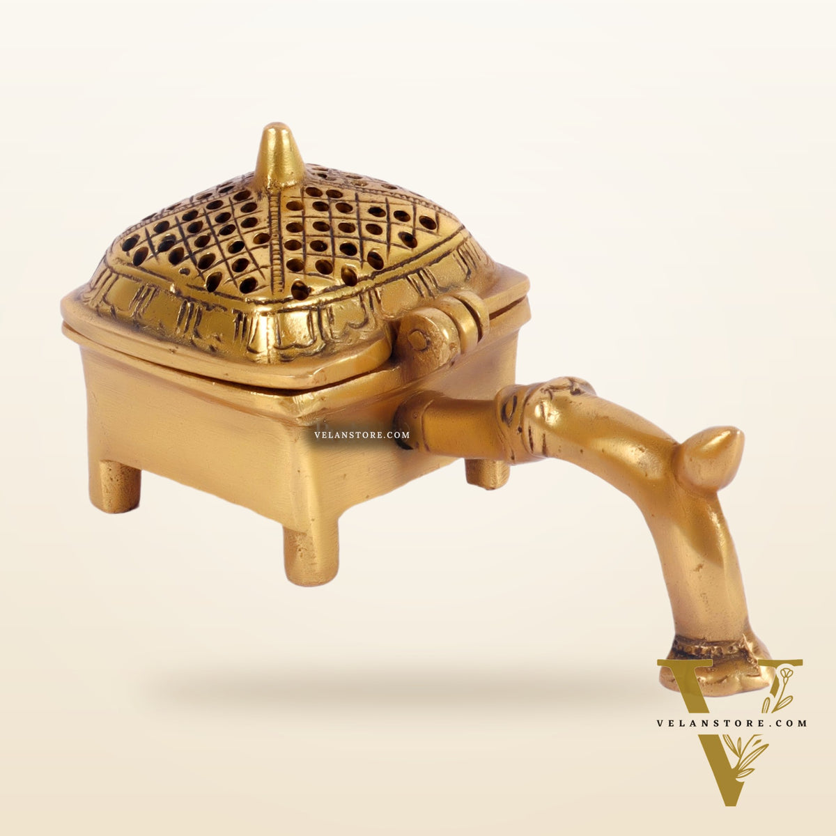 Brass Dhoop burner lobandaan 6"