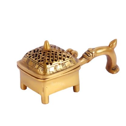 Brass Dhoop burner lobandaan 6"