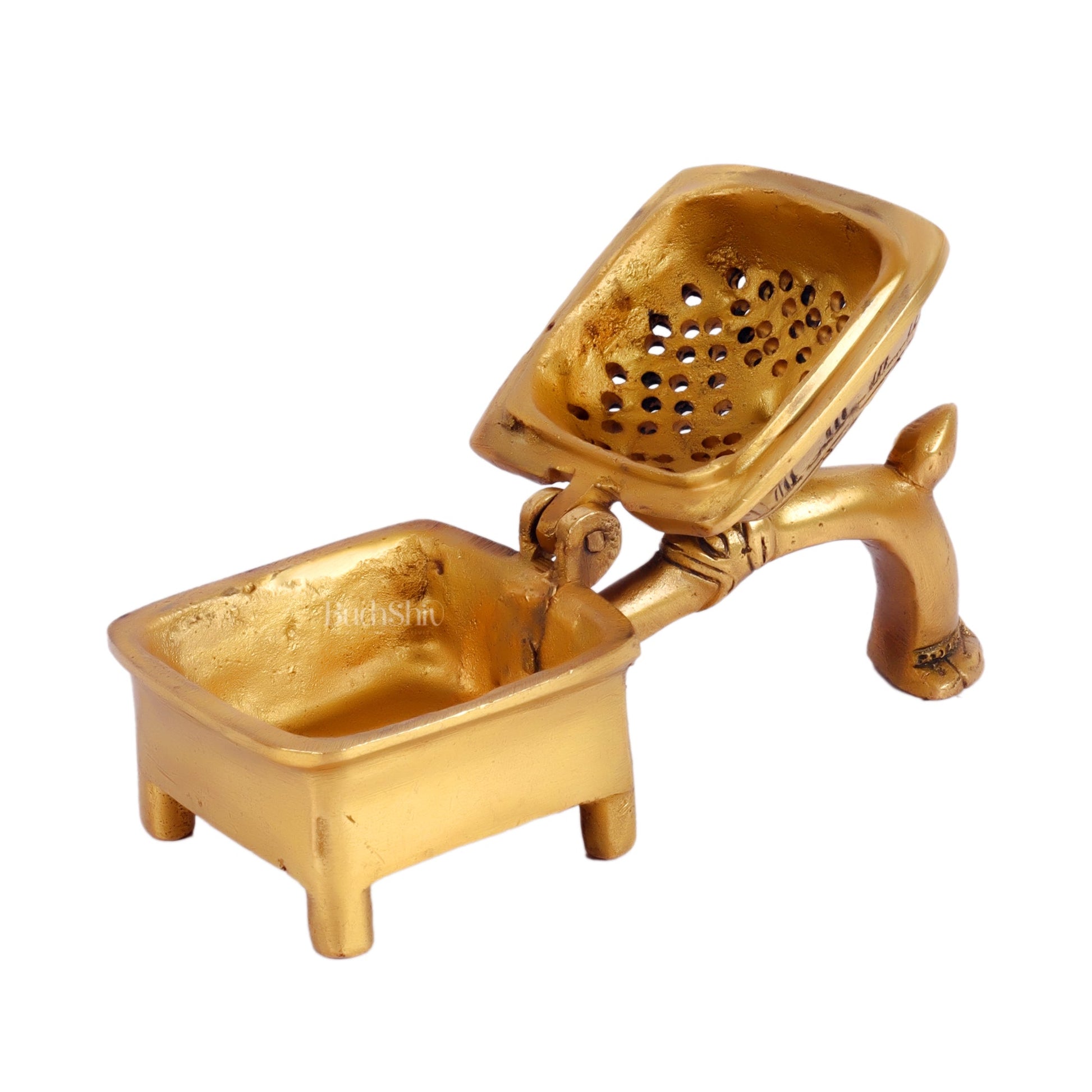 Brass Dhoop burner lobandaan 6"