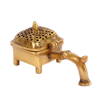 Brass Dhoop burner lobandaan 6"