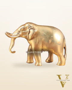Brass Elephant Book Holder Showpiece – Pair 14.5"