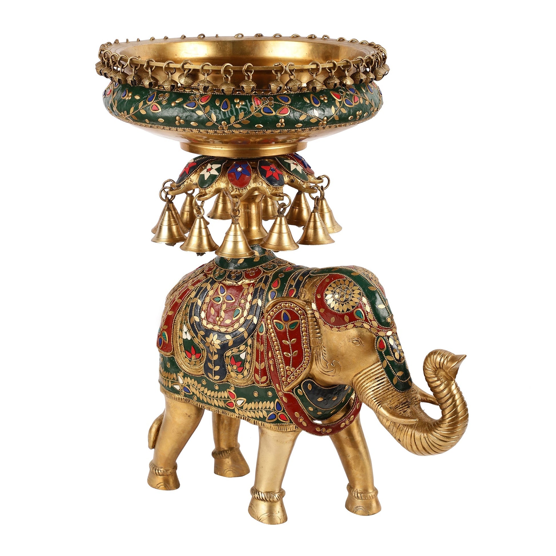 Brass elephant urli Large 21 inch