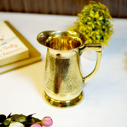 Brass Etched Jug