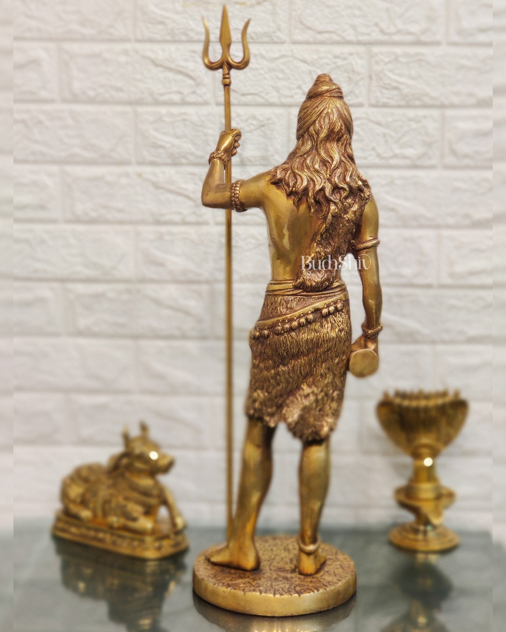Brass Fine Quality Standing Shiva Statue | 23" Tall