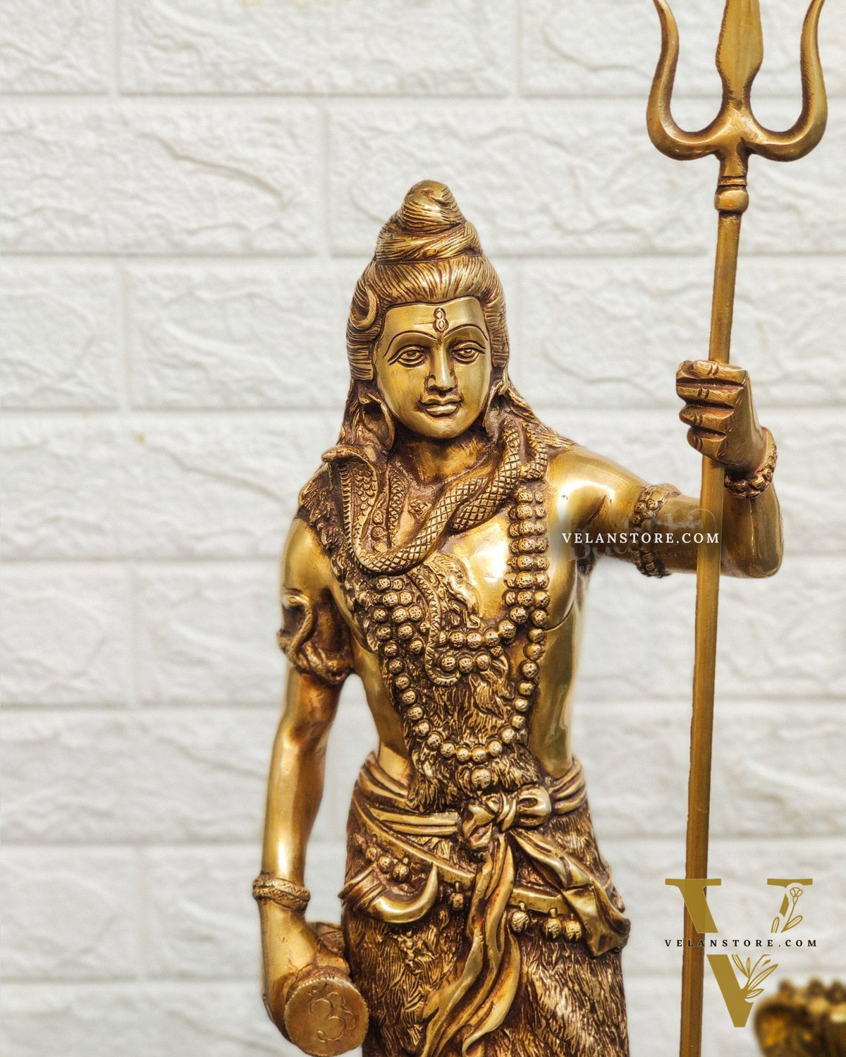 Brass Fine Quality Standing Shiva Statue | 23" Tall