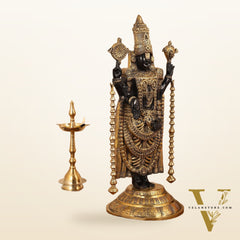 Brass Full Body Tirupati Balaji Statue - 24 Inch