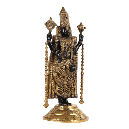 Brass Full Body Tirupati Balaji Statue - 24 Inch