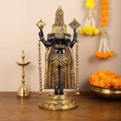 Brass Full Body Tirupati Balaji Statue - 24 Inch