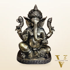 Brass Ganapathi Statue 22"