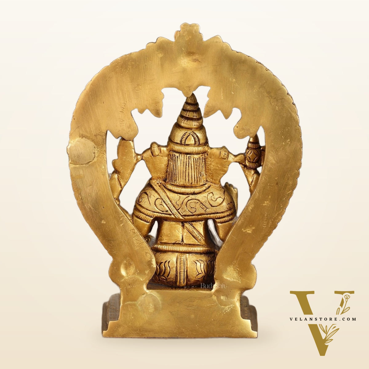 Brass Ganesha and Lakshmi Statues | 7 Inch