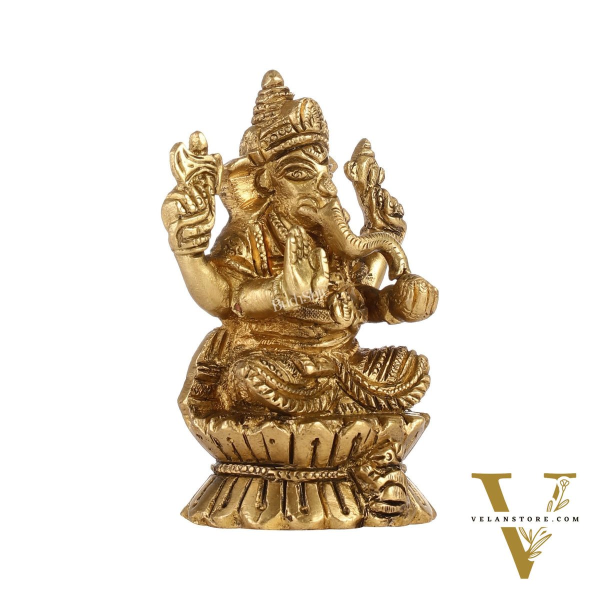 Brass Ganesha Idol | Height 4.5 inch