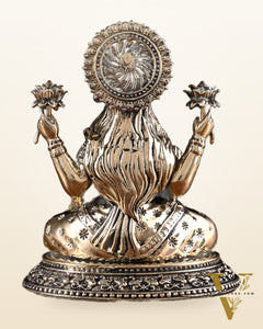 Brass Ganesha Lakshmi Idol Pair – 3.5 Inch
