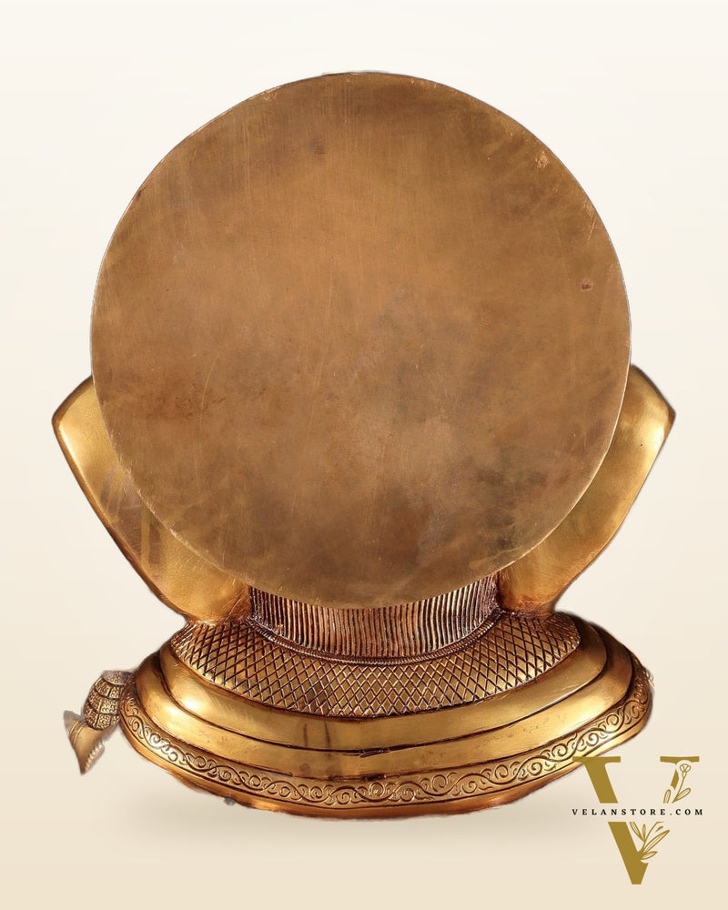 Brass Ganesha large Statue 25"