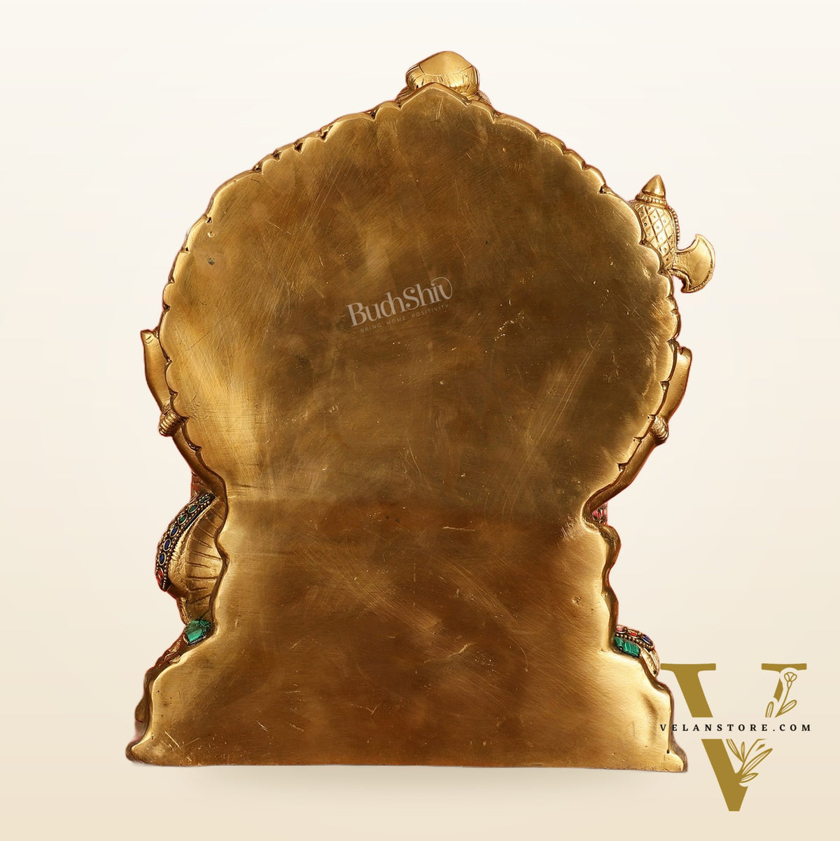Brass Ganesha Statue - 13"