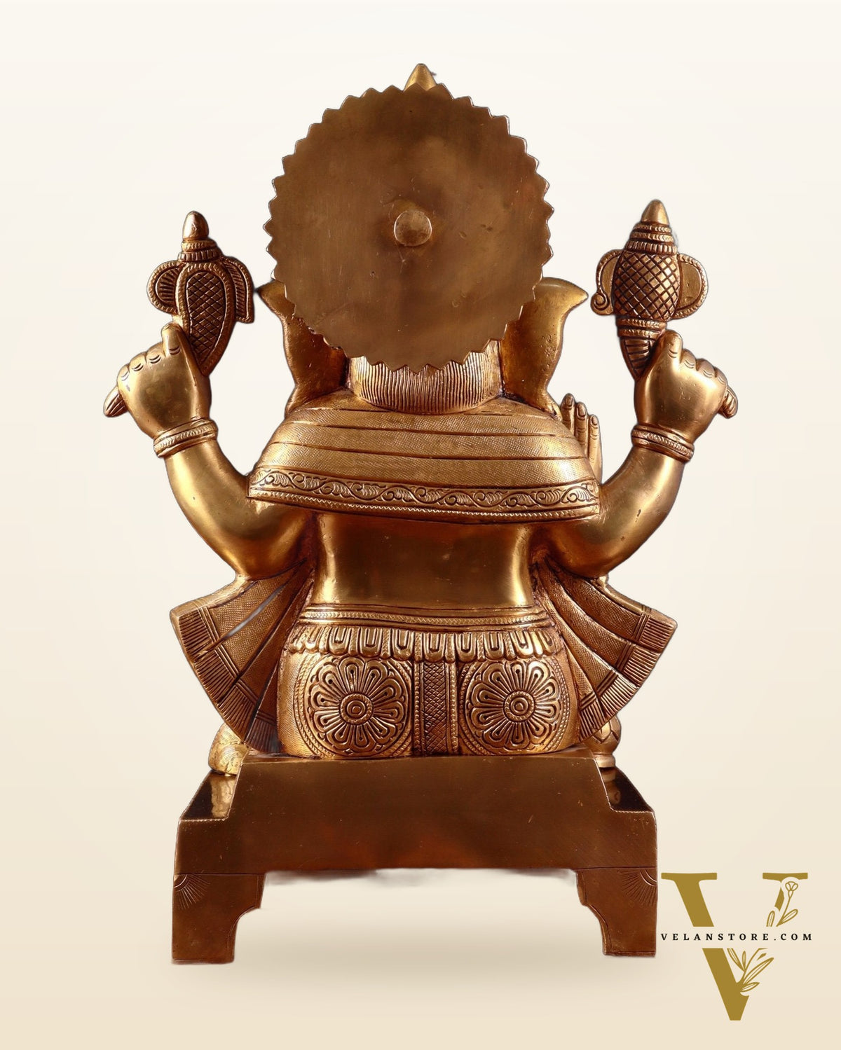 Brass Ganesha Statue  – 16.5 Inch