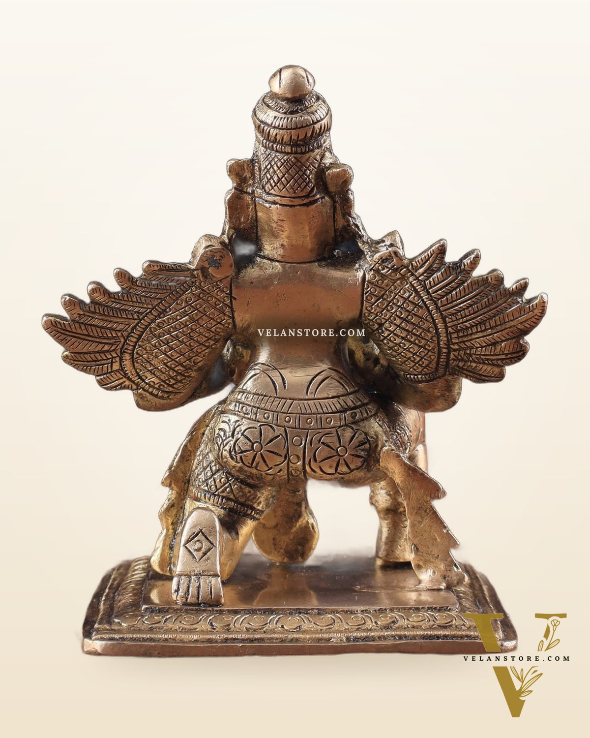 Brass Garuda Statue 5"