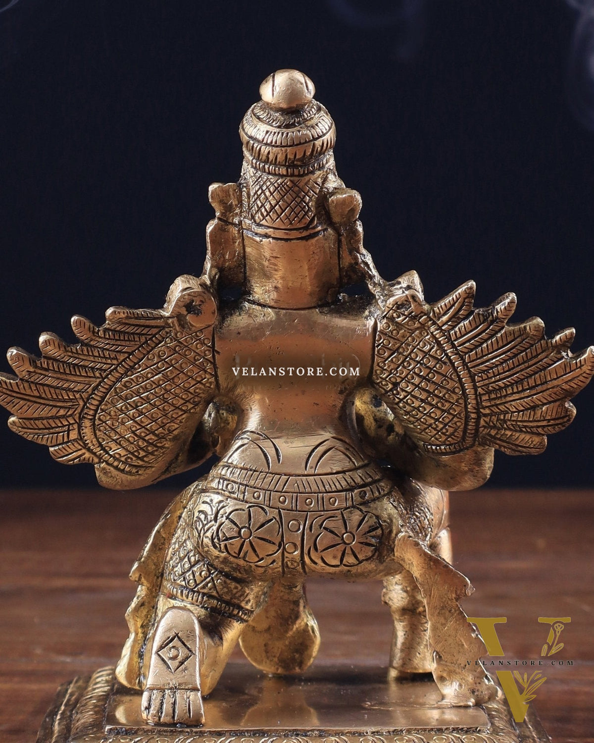 Brass Garuda Statue 5"