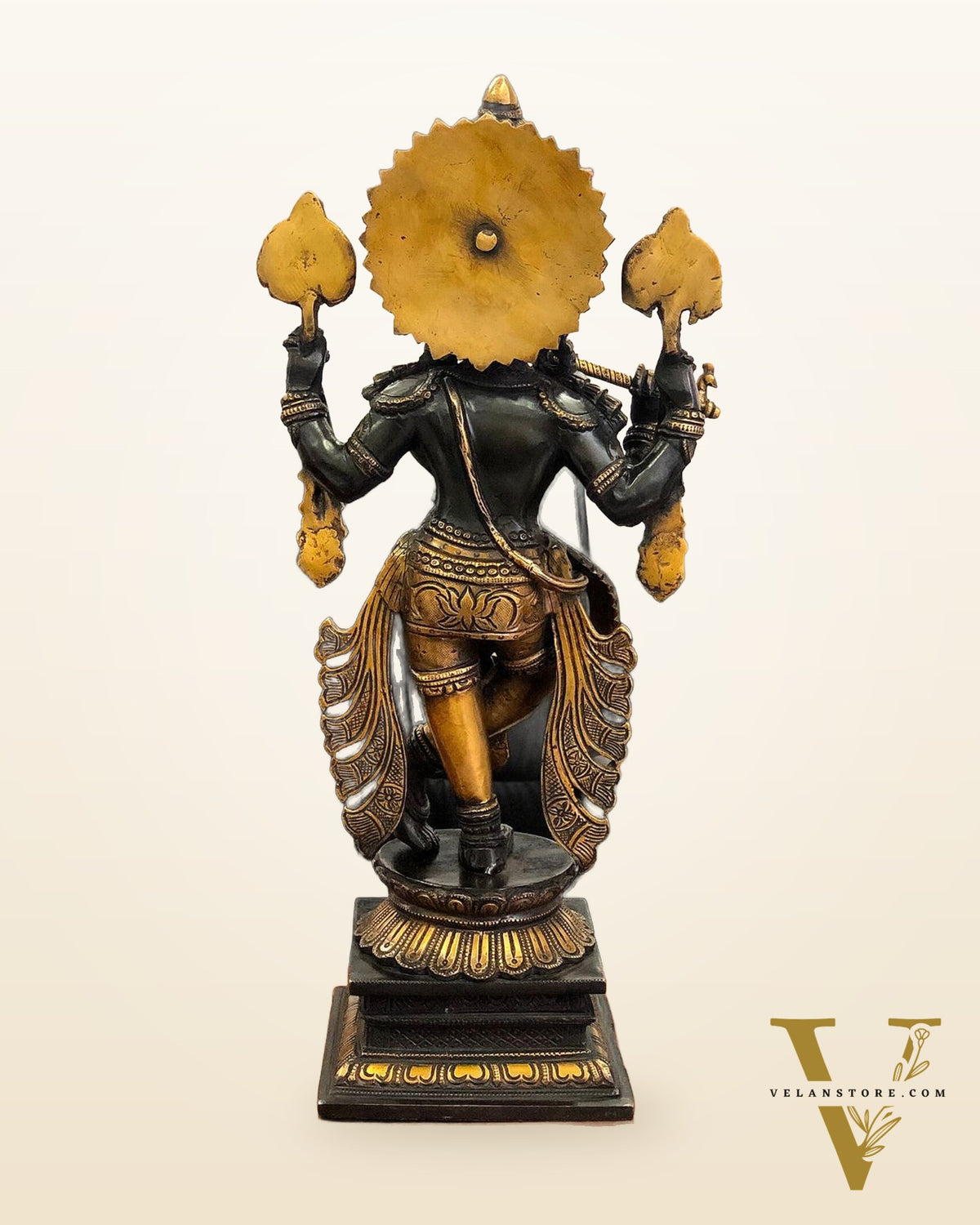 Brass Handcrafted Krishna Statue | 20 inch