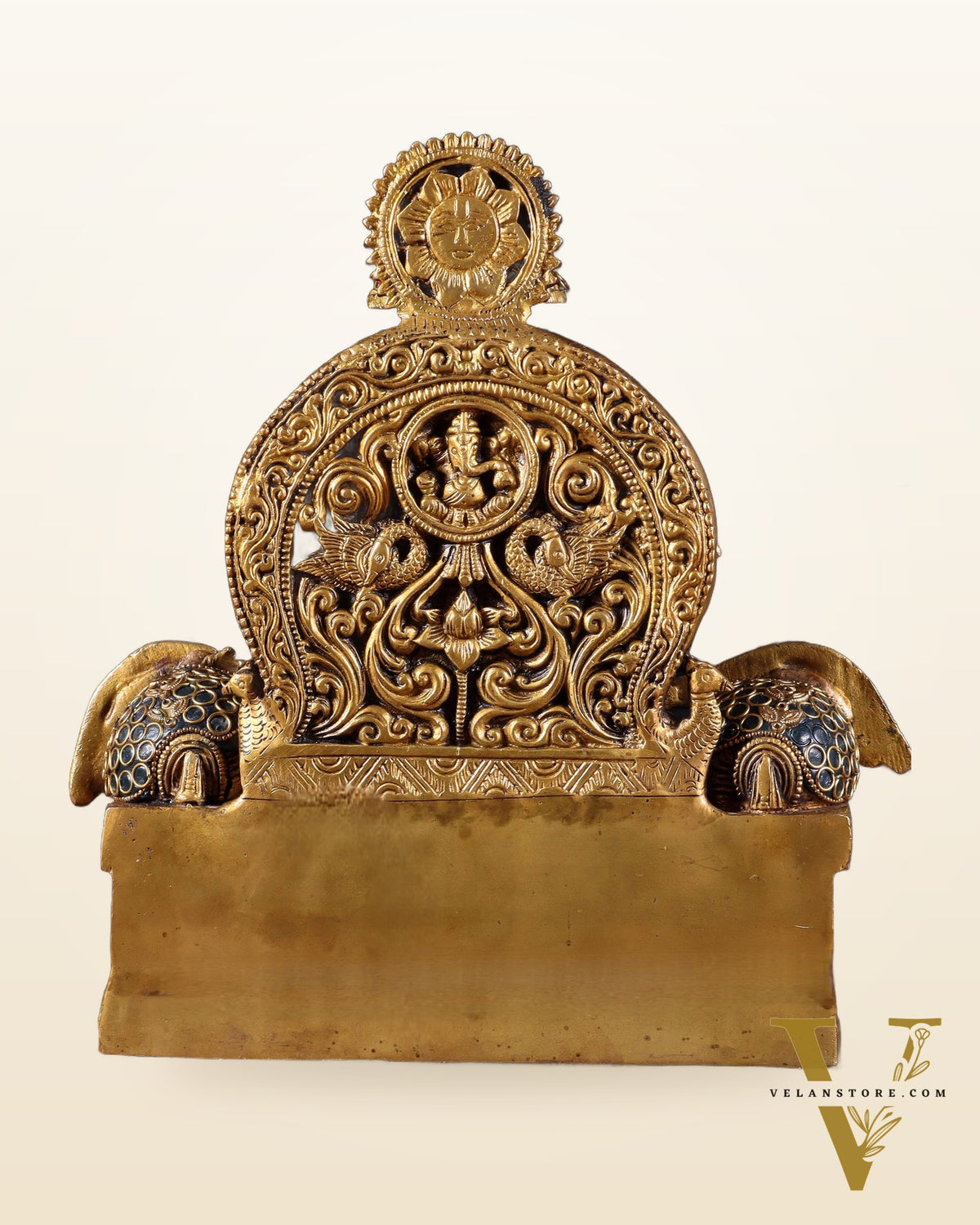 Brass Handcrafted Lord Ganesha Statue 9 inch