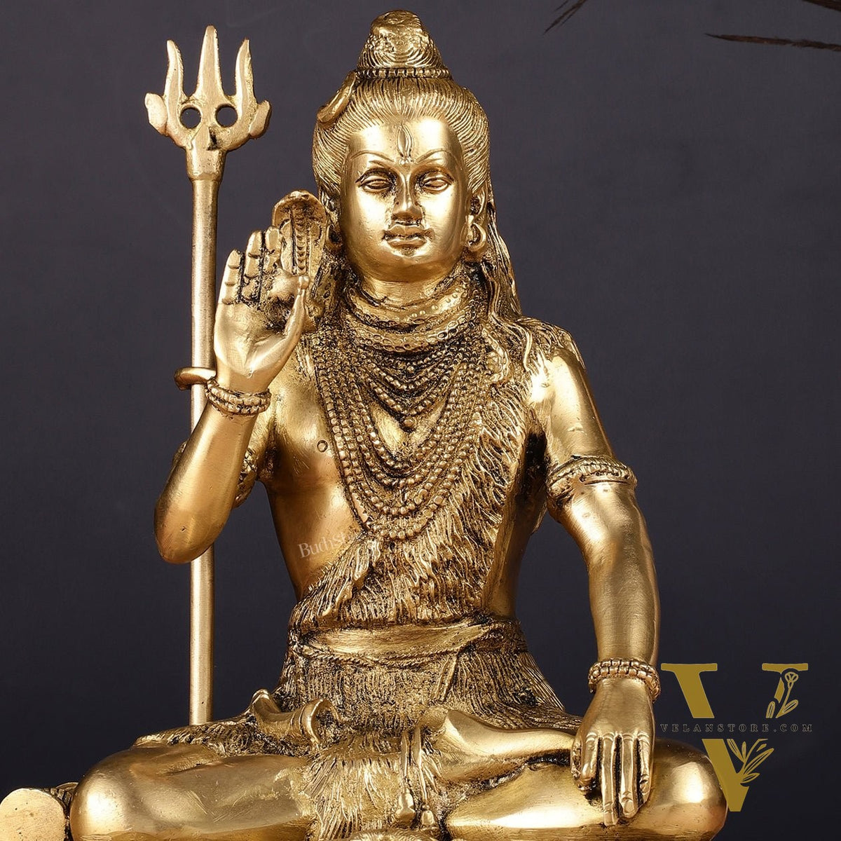 Brass Handcrafted Lord Shiva Statue | 10"