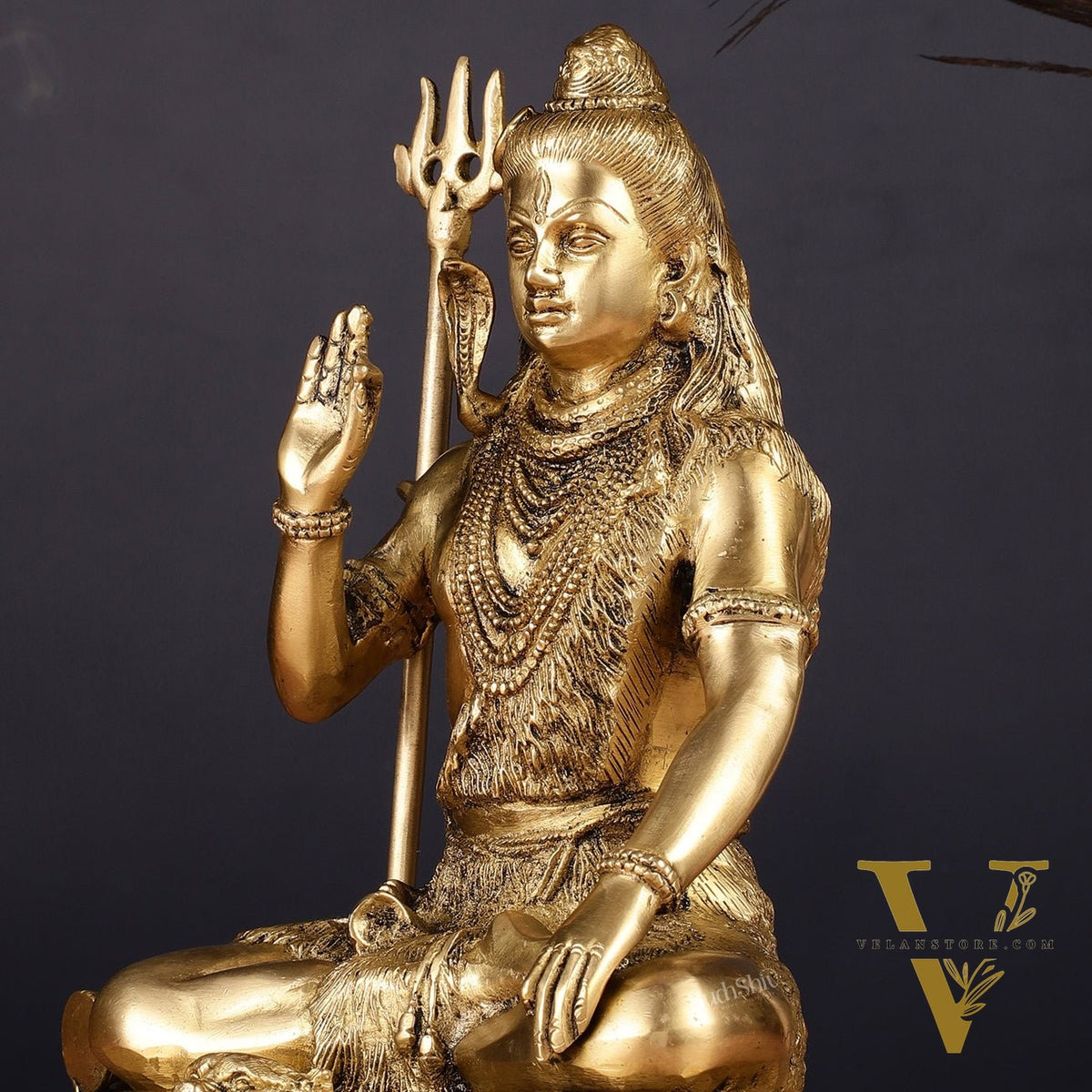 Brass Handcrafted Lord Shiva Statue | 10"
