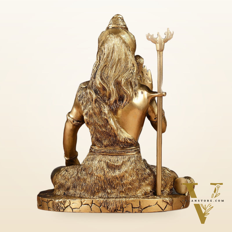 Brass Handcrafted Lord Shiva Statue | 10"