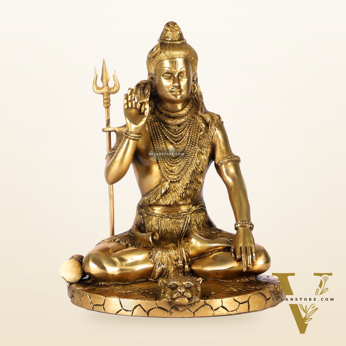 Brass Handcrafted Lord Shiva Statue | 9.5"