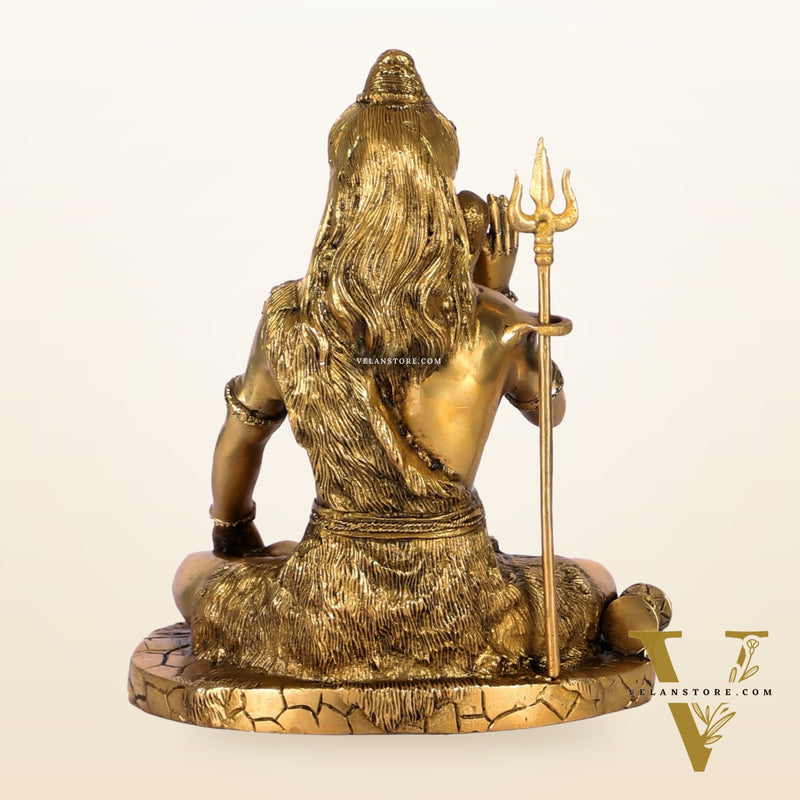 Brass Handcrafted Lord Shiva Statue | 9.5"