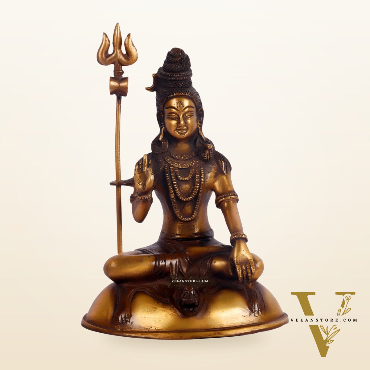 Brass Handcrafted Lord Shiva Statue | Jatadhaari Shiva | 7.5" Height