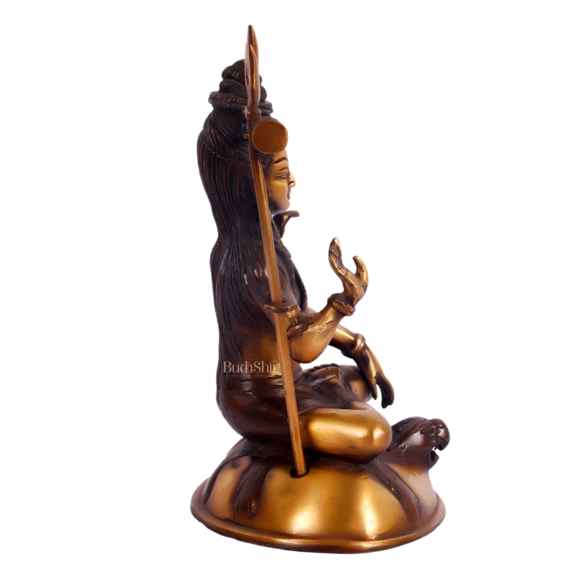 Brass Handcrafted Lord Shiva Statue | Jatadhaari Shiva | 7.5" Height