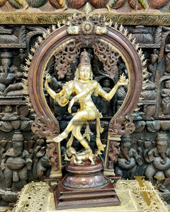 Brass Handcrafted Nataraja Statue - 26" Height