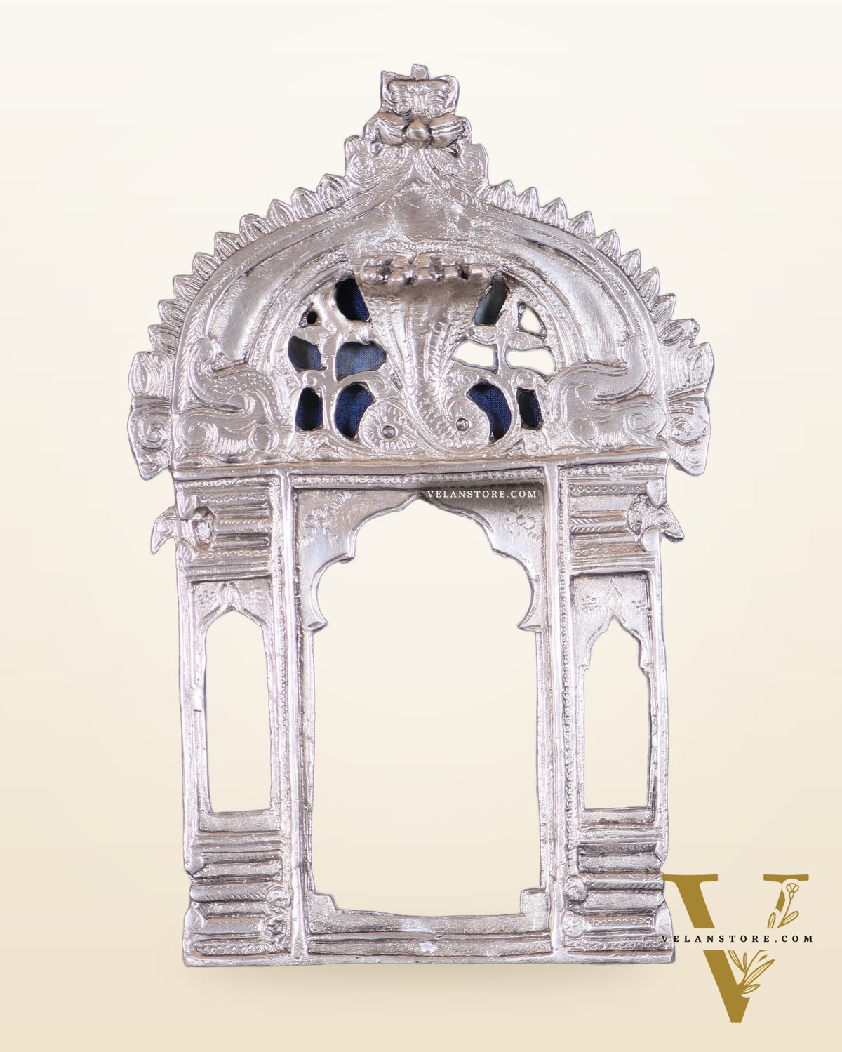 Brass Handcrafted Prabhavali silver plated hanging