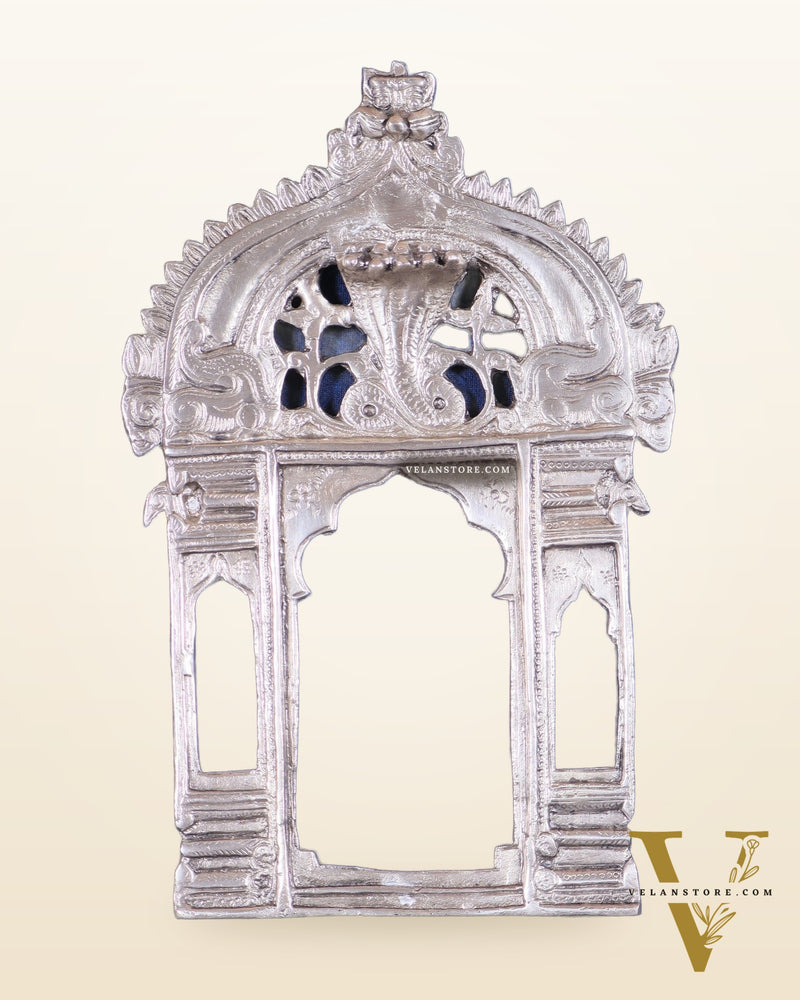 Brass Handcrafted Prabhavali silver plated hanging