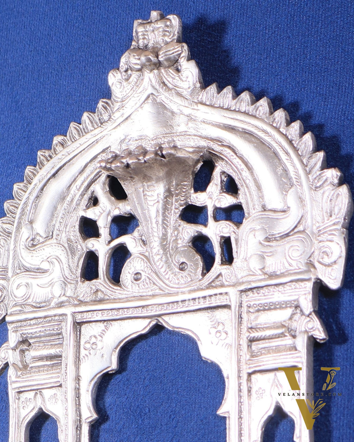 Brass Handcrafted Prabhavali silver plated hanging
