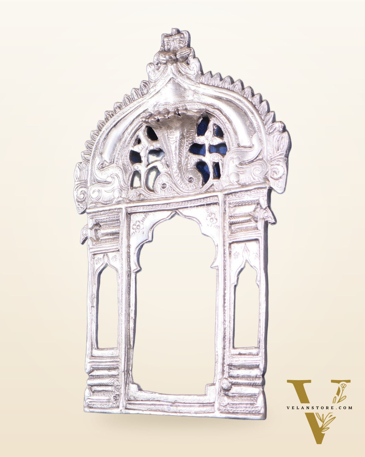 Brass Handcrafted Prabhavali silver plated hanging