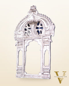 Brass Handcrafted Prabhavali silver plated hanging