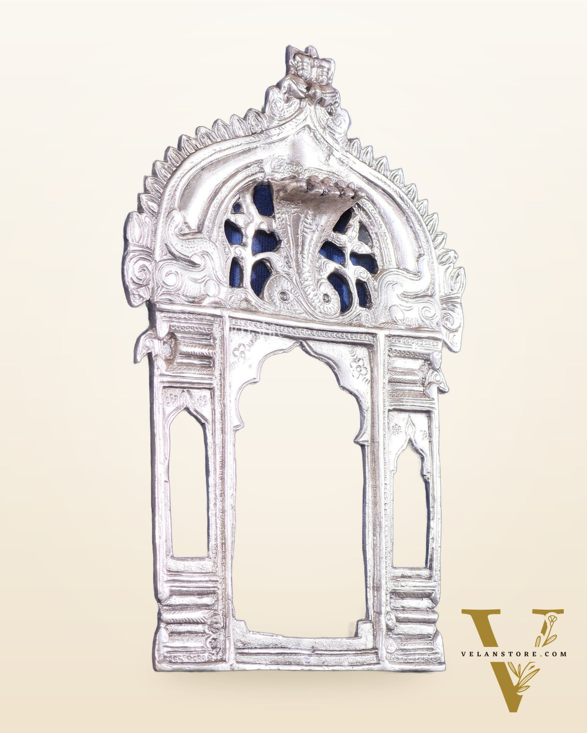 Brass Handcrafted Prabhavali silver plated hanging