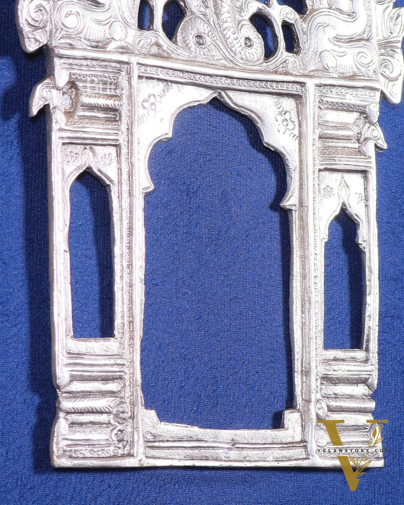 Brass Handcrafted Prabhavali silver plated hanging